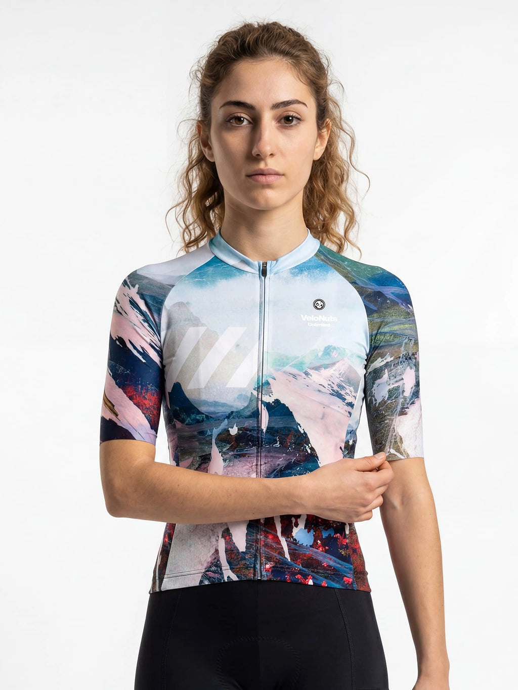Damen-Radtrikot – Alpine Fracture
