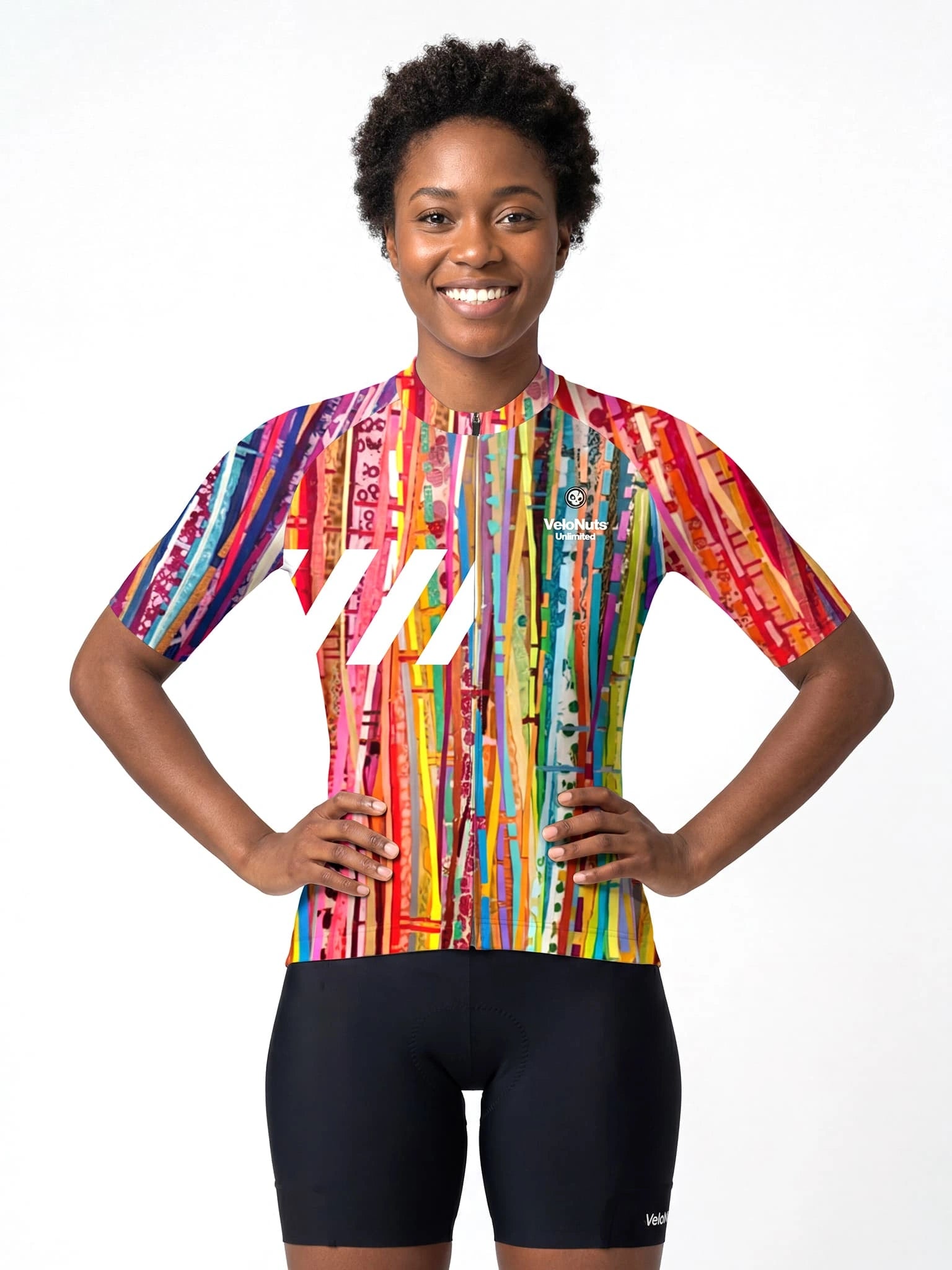 Damen-Radtrikot – Carnival Strata