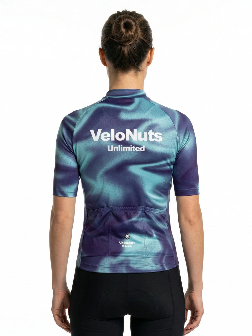Damen-Radtrikot – Gletschereis-Seide