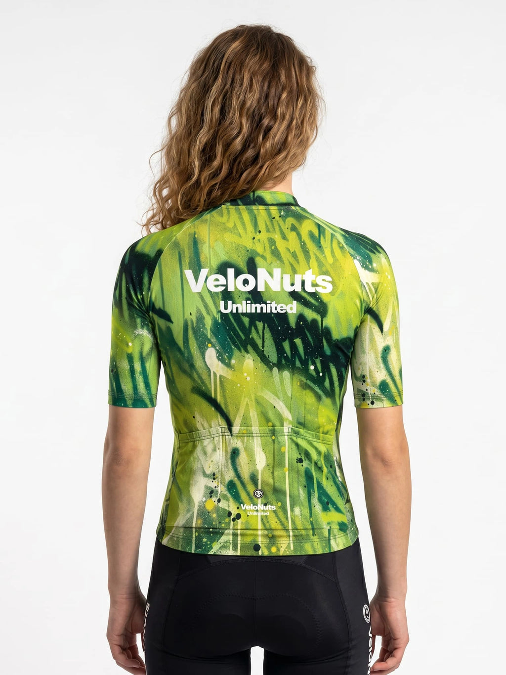 Damen-Radtrikot-Lime Tag