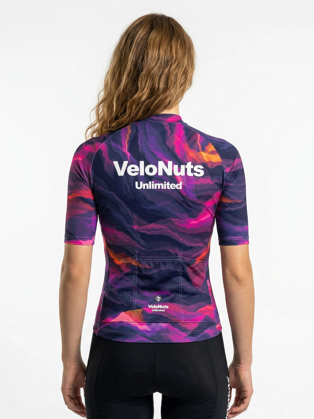 Damen-Radtrikot-Magma Flow