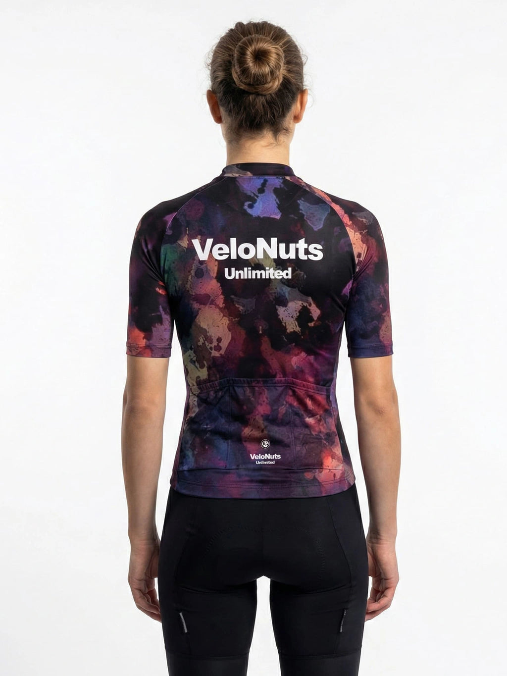 Damen-Radtrikot – Mitternachtsblüten