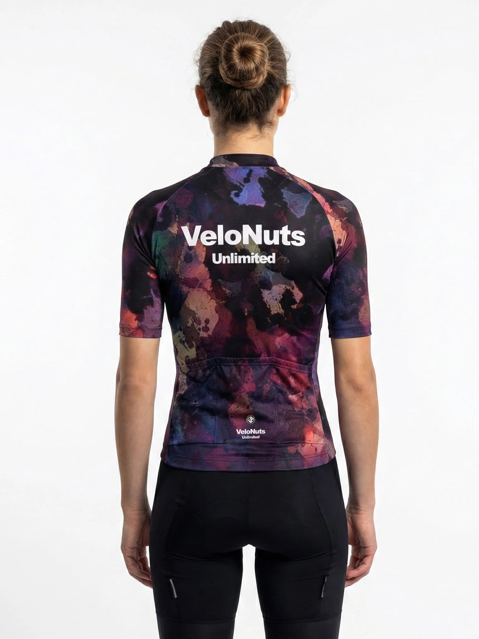 Damen-Radtrikot – Mitternachtsblüten