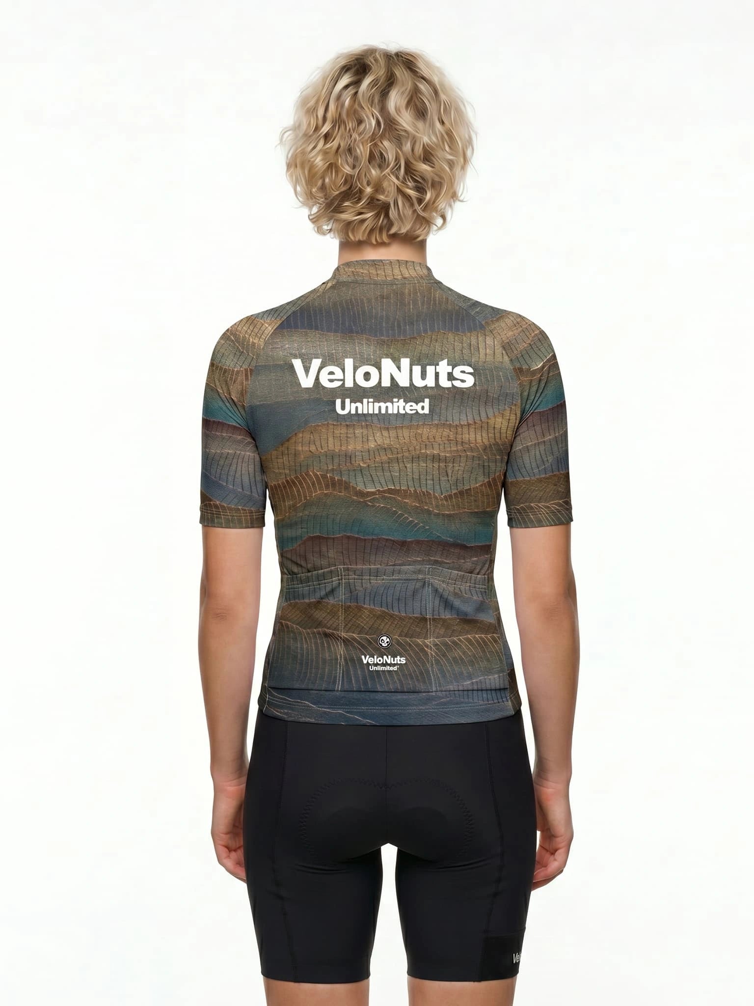 Damen-Radtrikot – Wüstenkontur