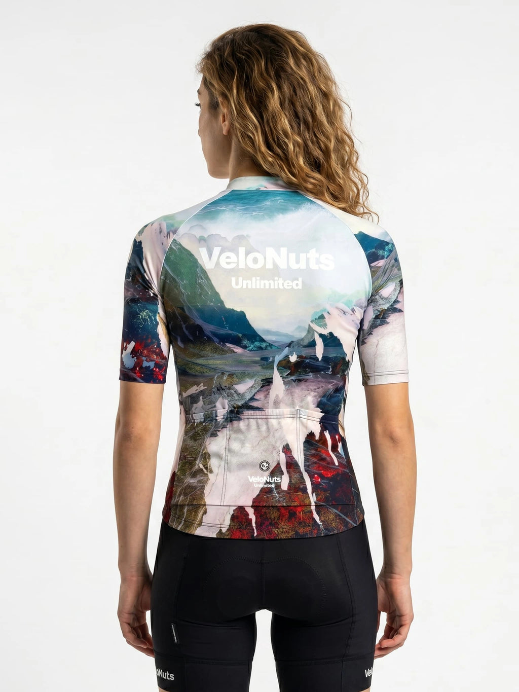Damen-Radtrikot – Alpine Fracture
