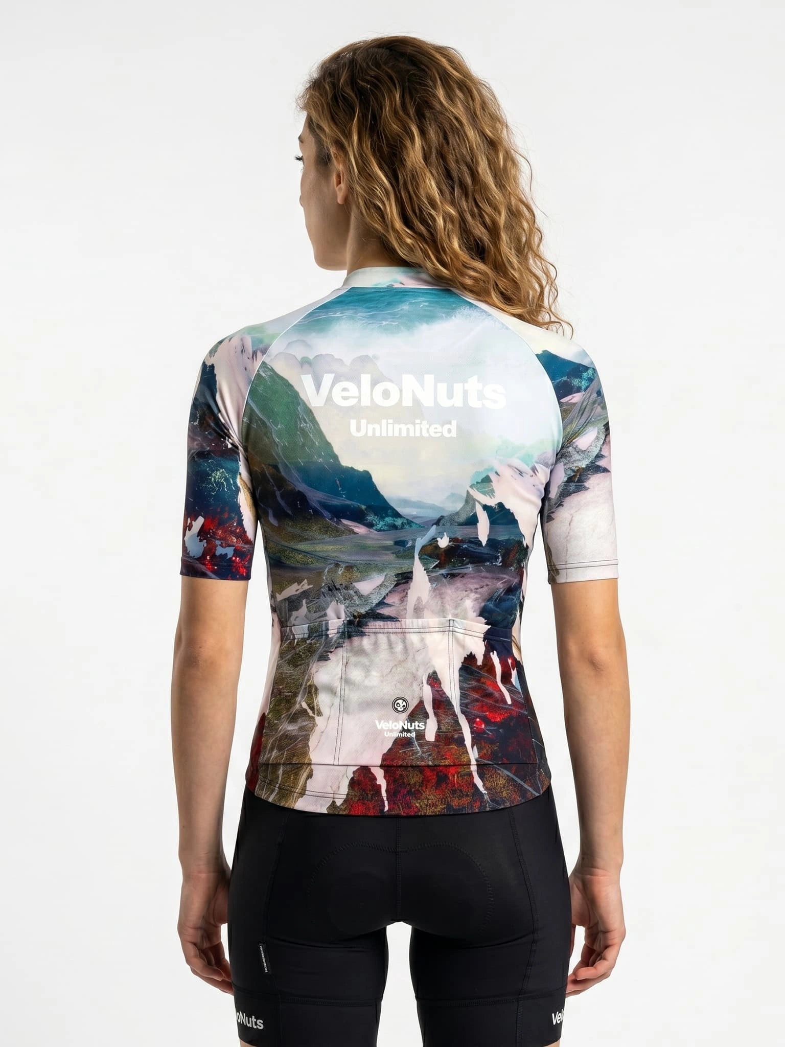 Damen-Radtrikot – Alpine Fracture