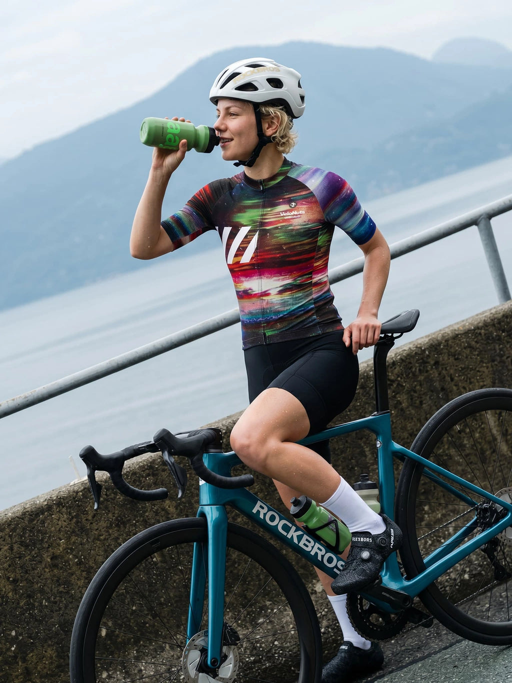 Fahrradtrikot Damen-Aurora Static