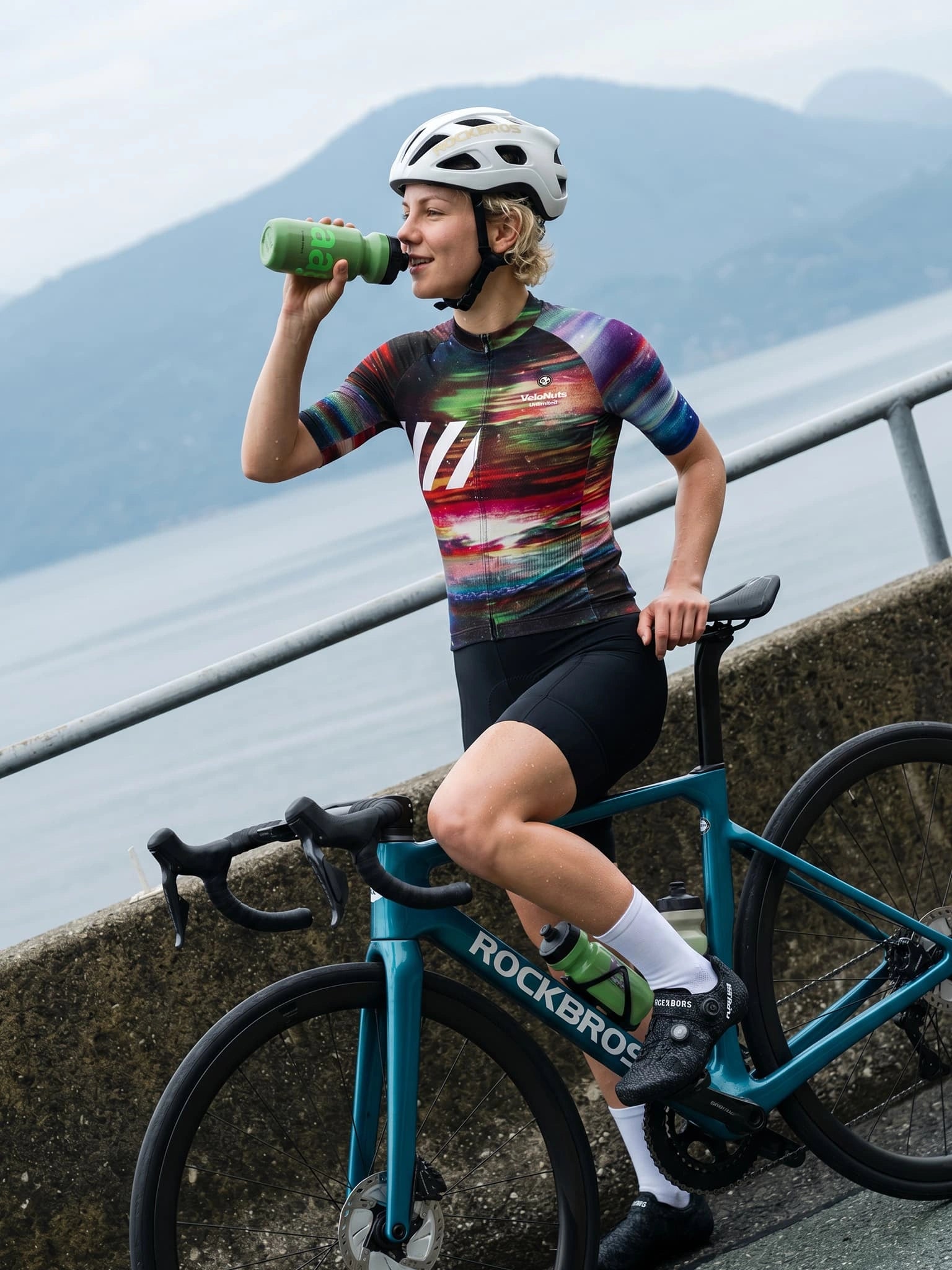 Fahrradtrikot Damen-Aurora Static