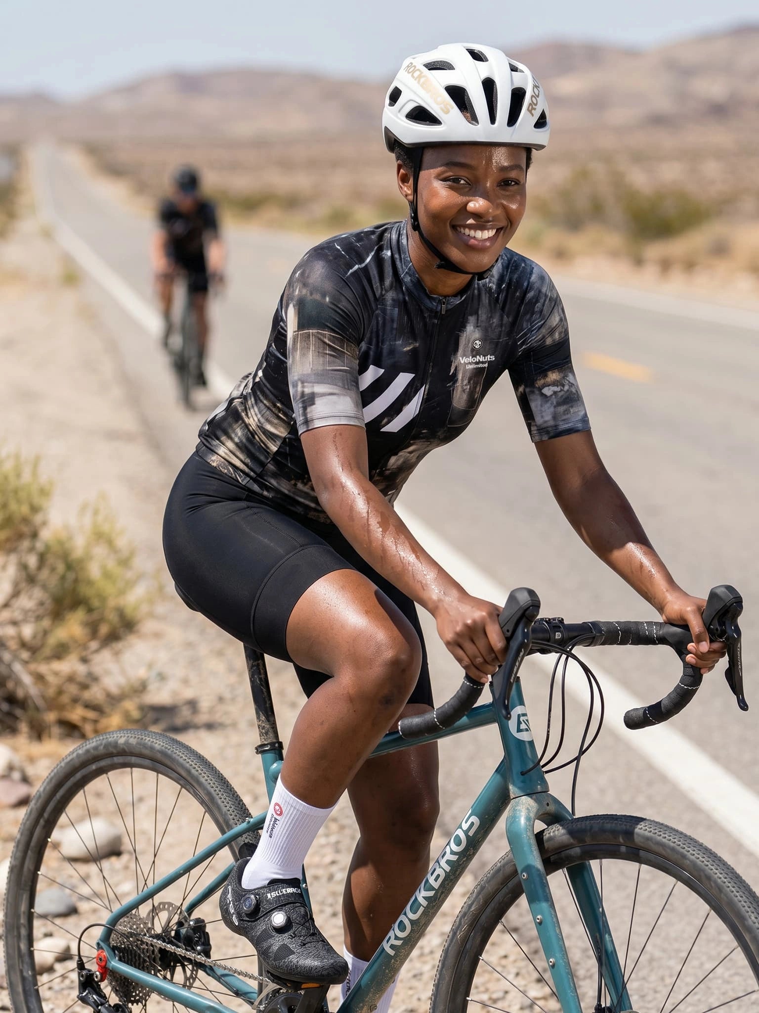 Damen-Radtrikot-Asphalt Echo