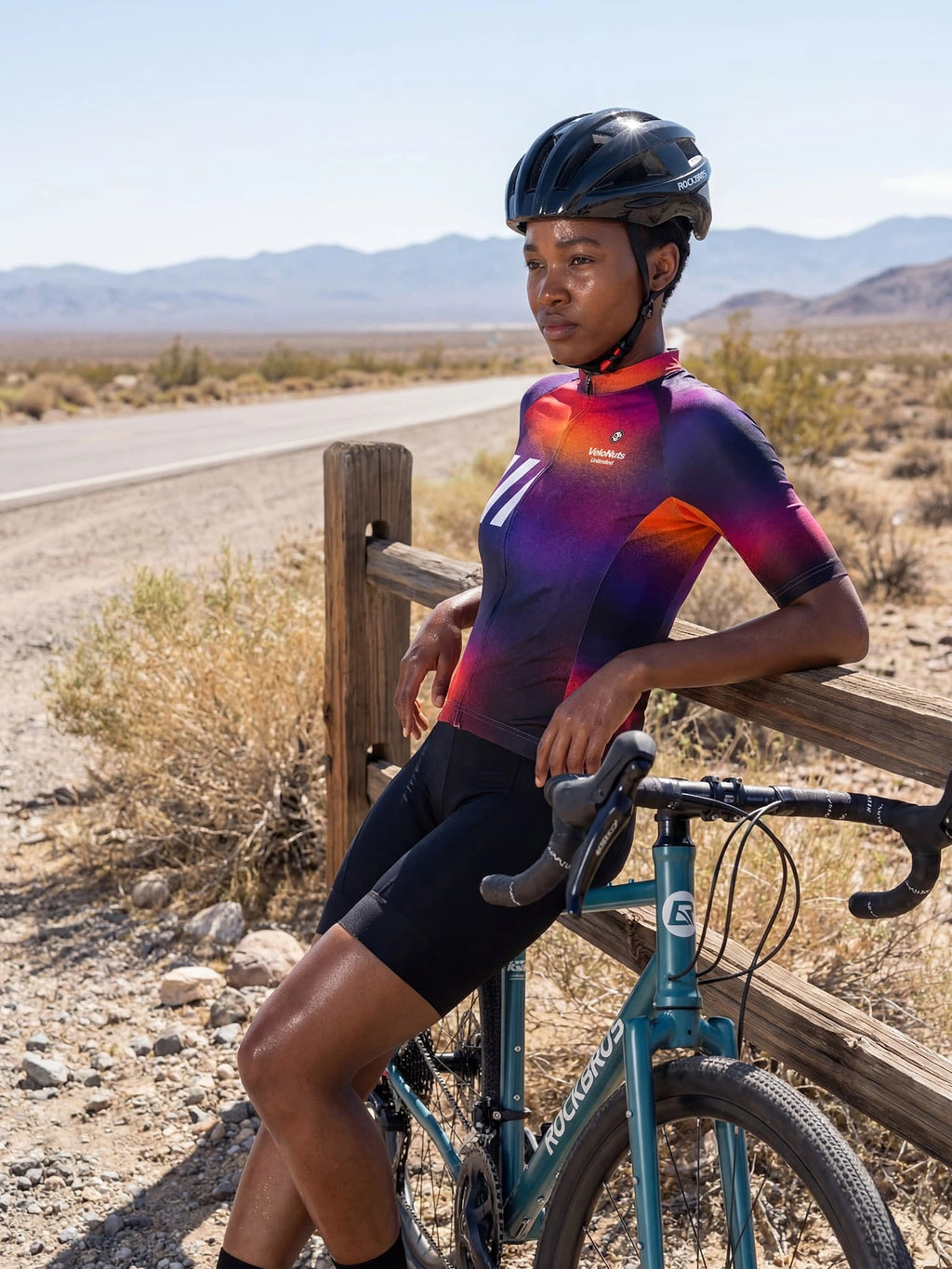 Damen-Radtrikot-Solar Dusk