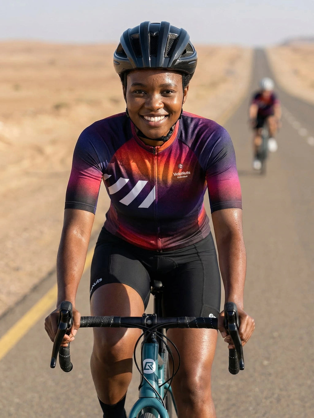 Damen-Radtrikot-Solar Dusk
