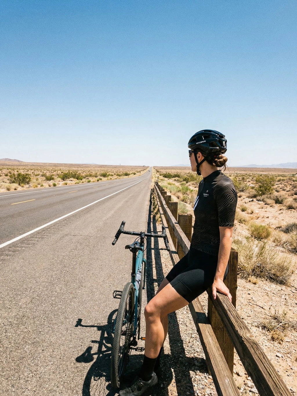 Damen-Radtrikot – Vergoldete Wellen