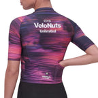 Women’s Short Sleeve Cycling Jersey – Violet Pulse
