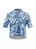 Men's Cycling Jersey-Arctic Fragment Texture