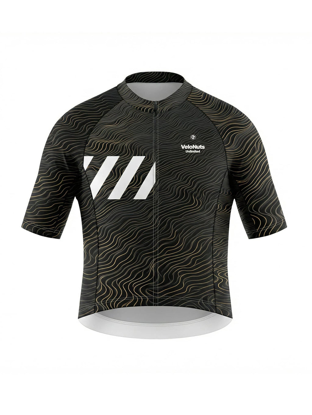 Damen-Radtrikot – Vergoldete Wellen