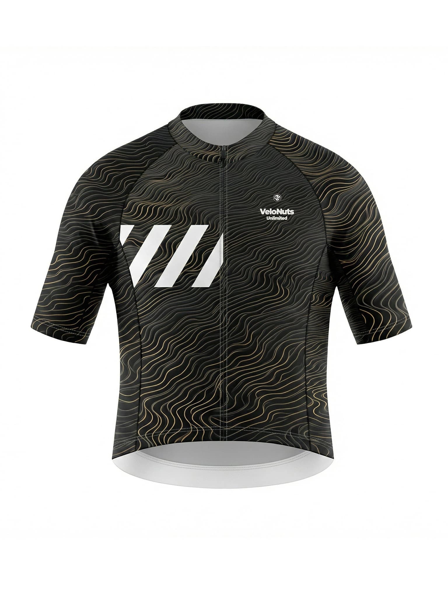 Damen-Radtrikot – Vergoldete Wellen