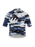 Women's Cycling Jersey-Polar Ink Stripe