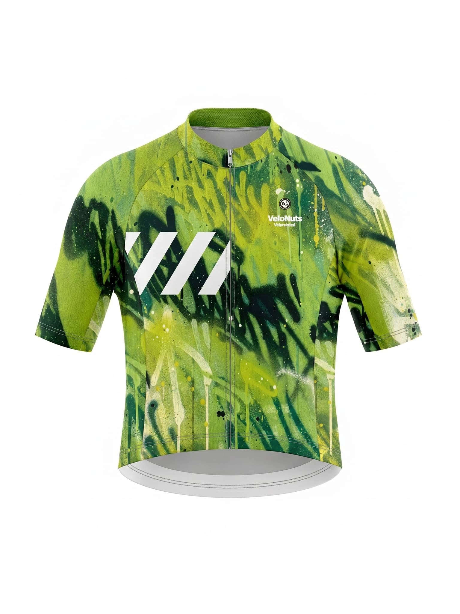 Damen-Radtrikot-Lime Tag