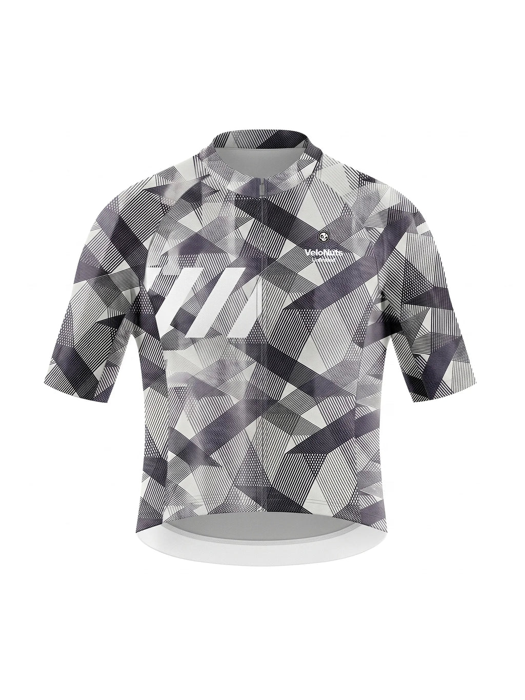 Women's Cycling Jersey-Monochrome Facets