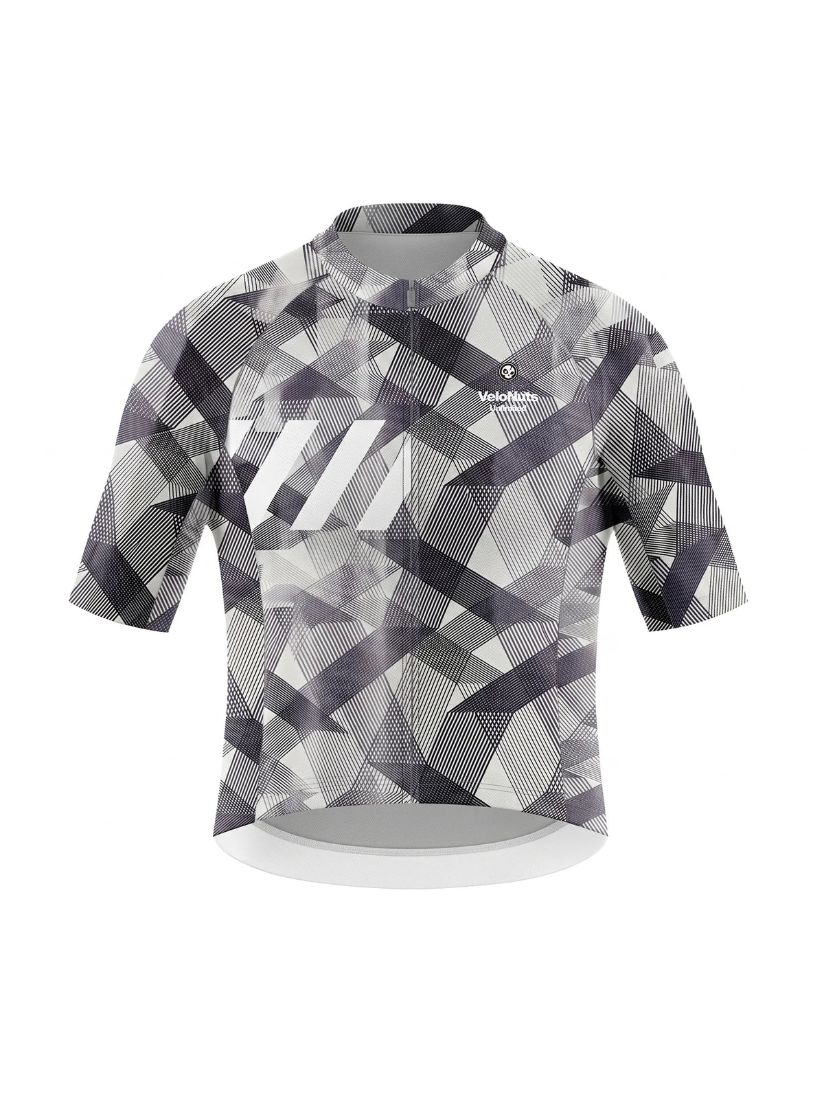 Women's Cycling Jersey-Monochrome Facets