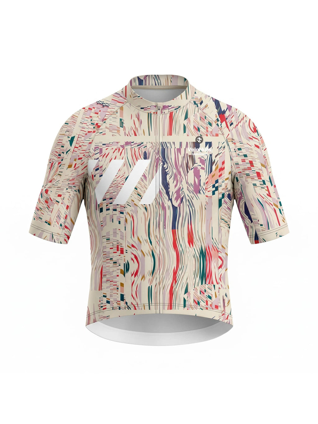 Fahrradtrikot Damen-Magenta Noise