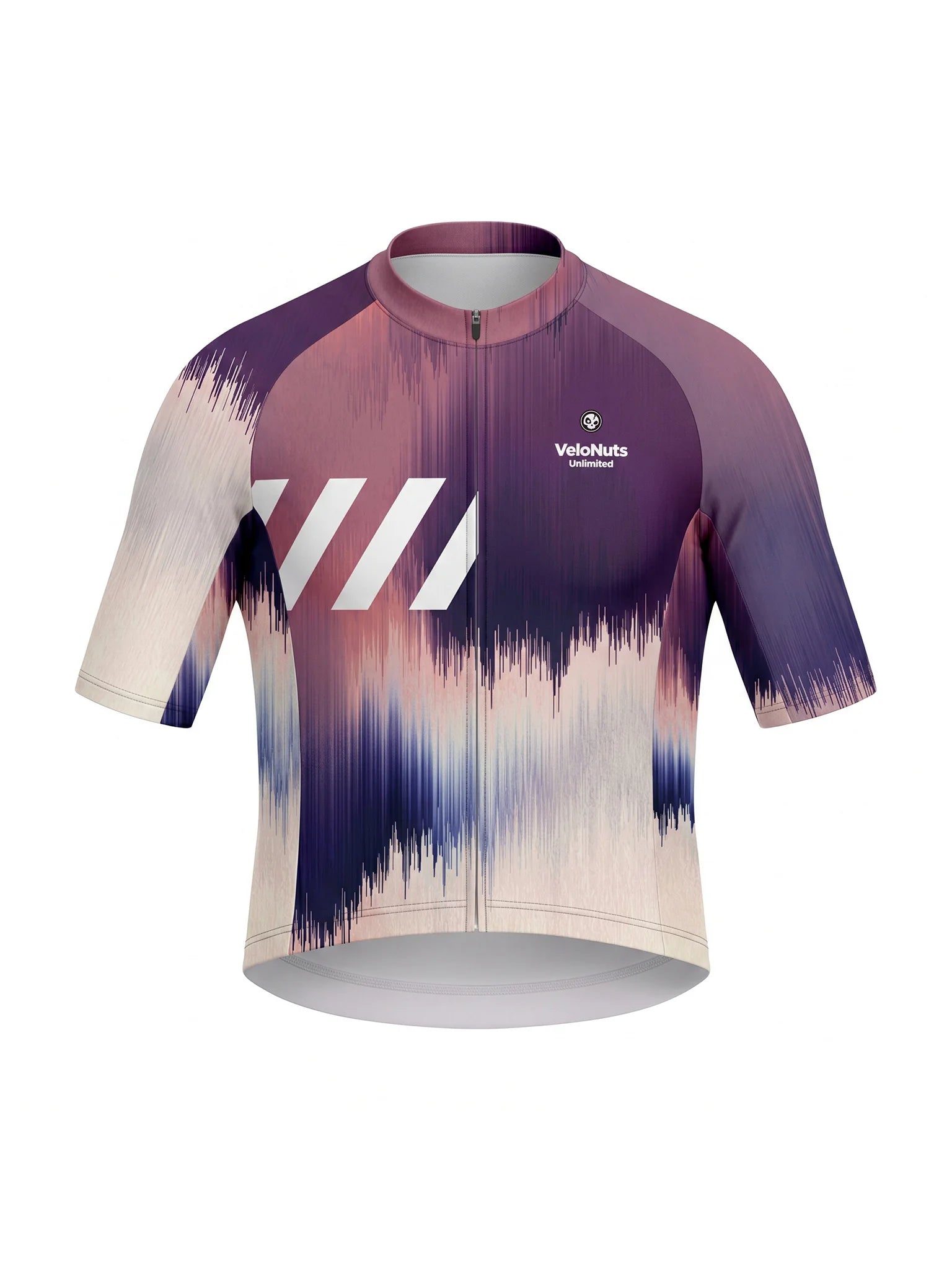 Men's Cycling Jersey-Chromatic Brush Gradient