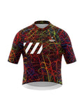 Men's Cycling Jersey-Neon Scribble