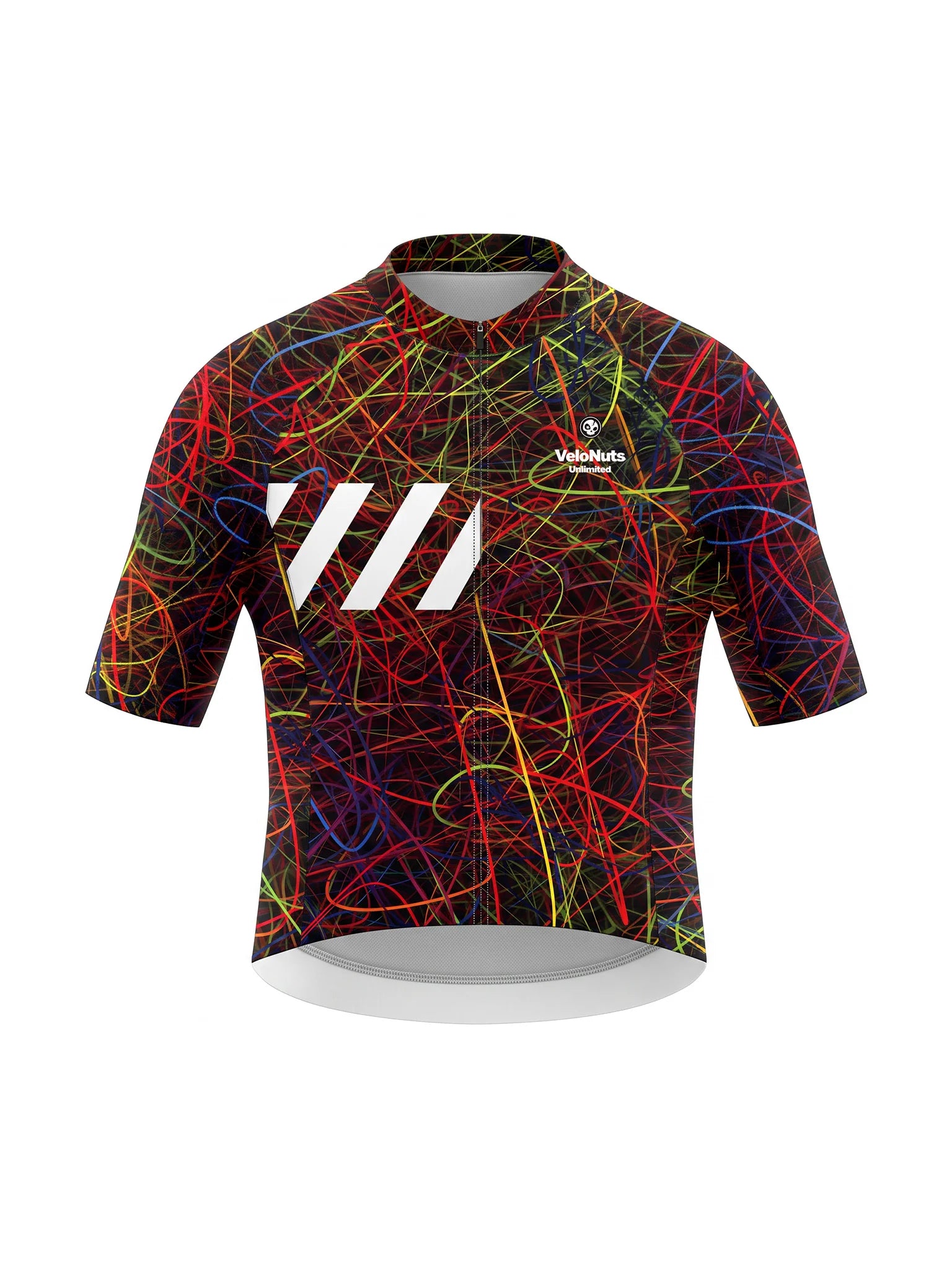 Men's Cycling Jersey-Neon Scribble