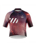 Women's Cycling Jersey-Cosmic Halftone