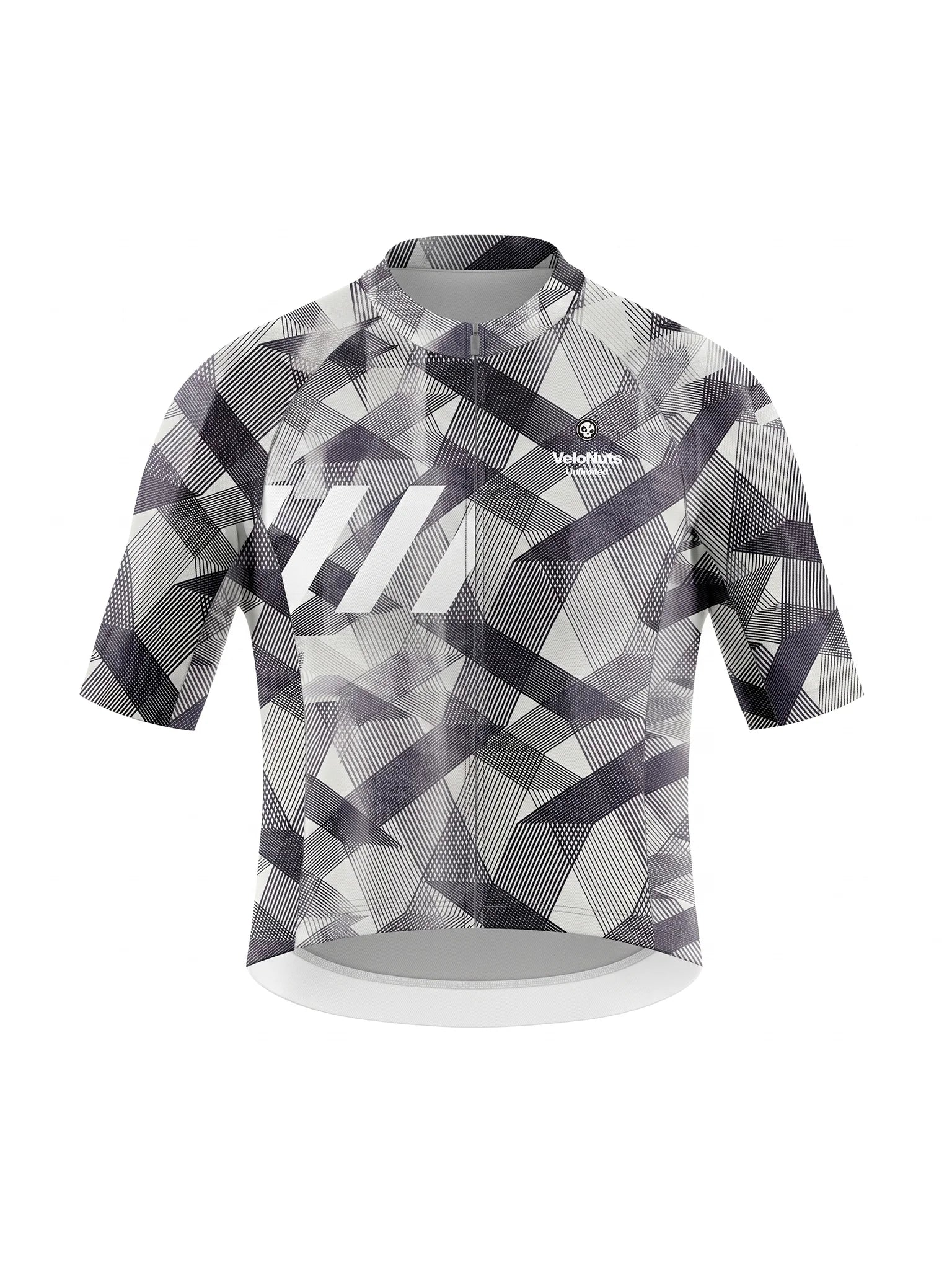 Men's Cycling Jersey-Monochrome Facets