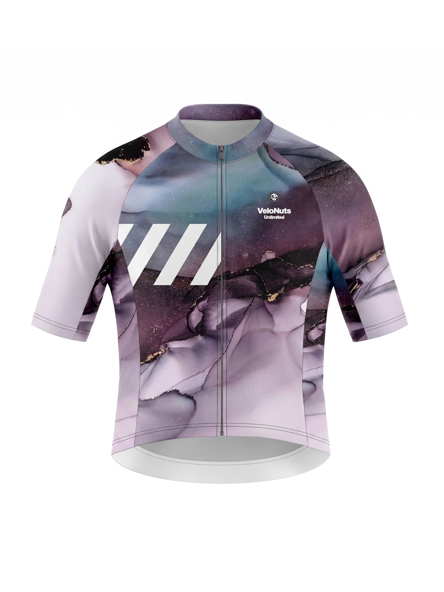 Men's Cycling Jersey-Celestial Marble Texture