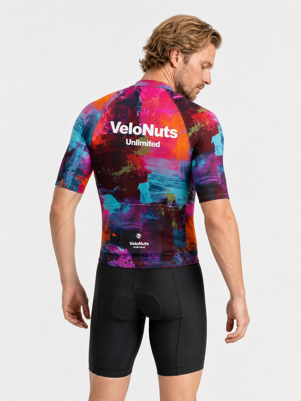 Men's Cycling Jersey-Chromatic Smear