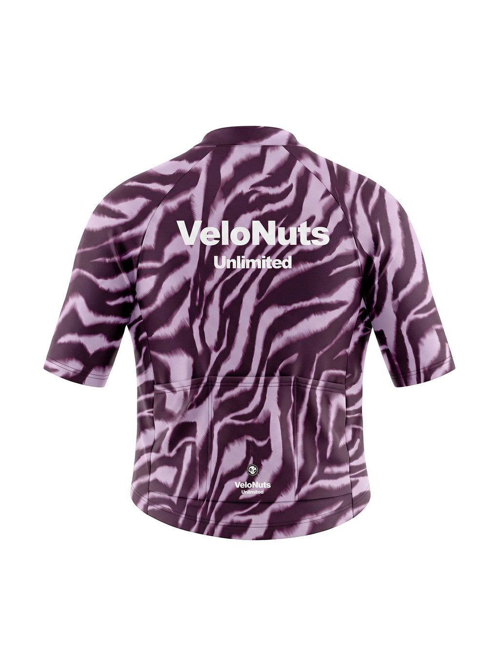 Men's Cycling Jersey-Mauve Zebra