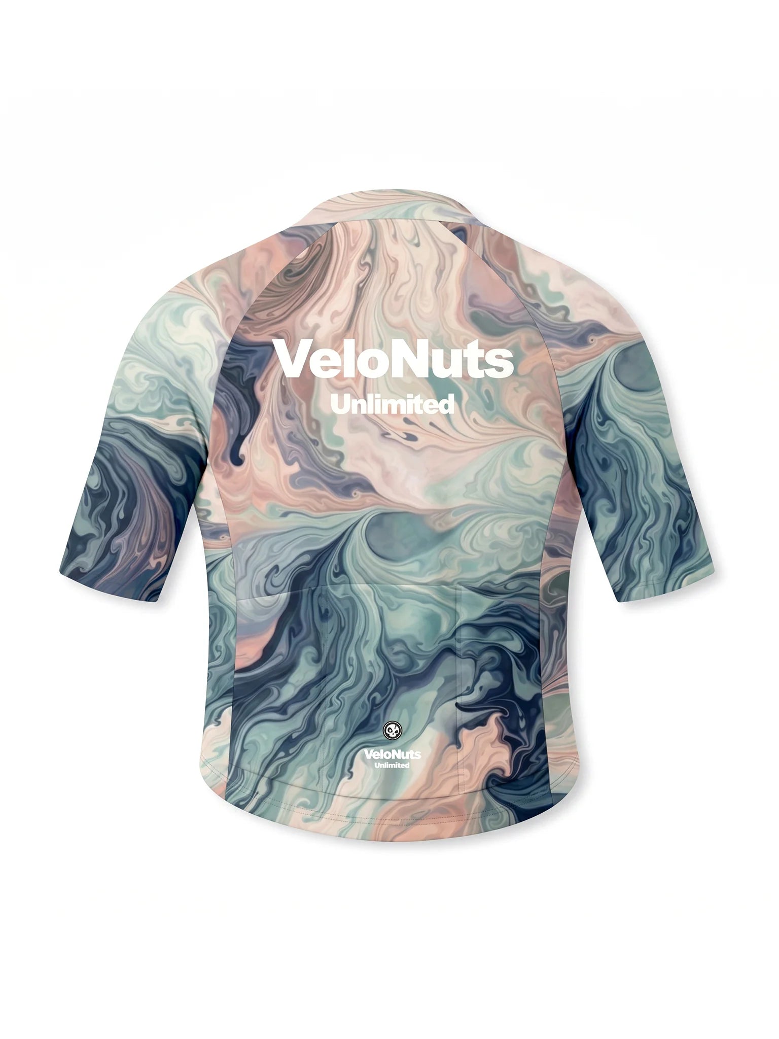 Men's Cycling Jersey-Arctic Marble Texture