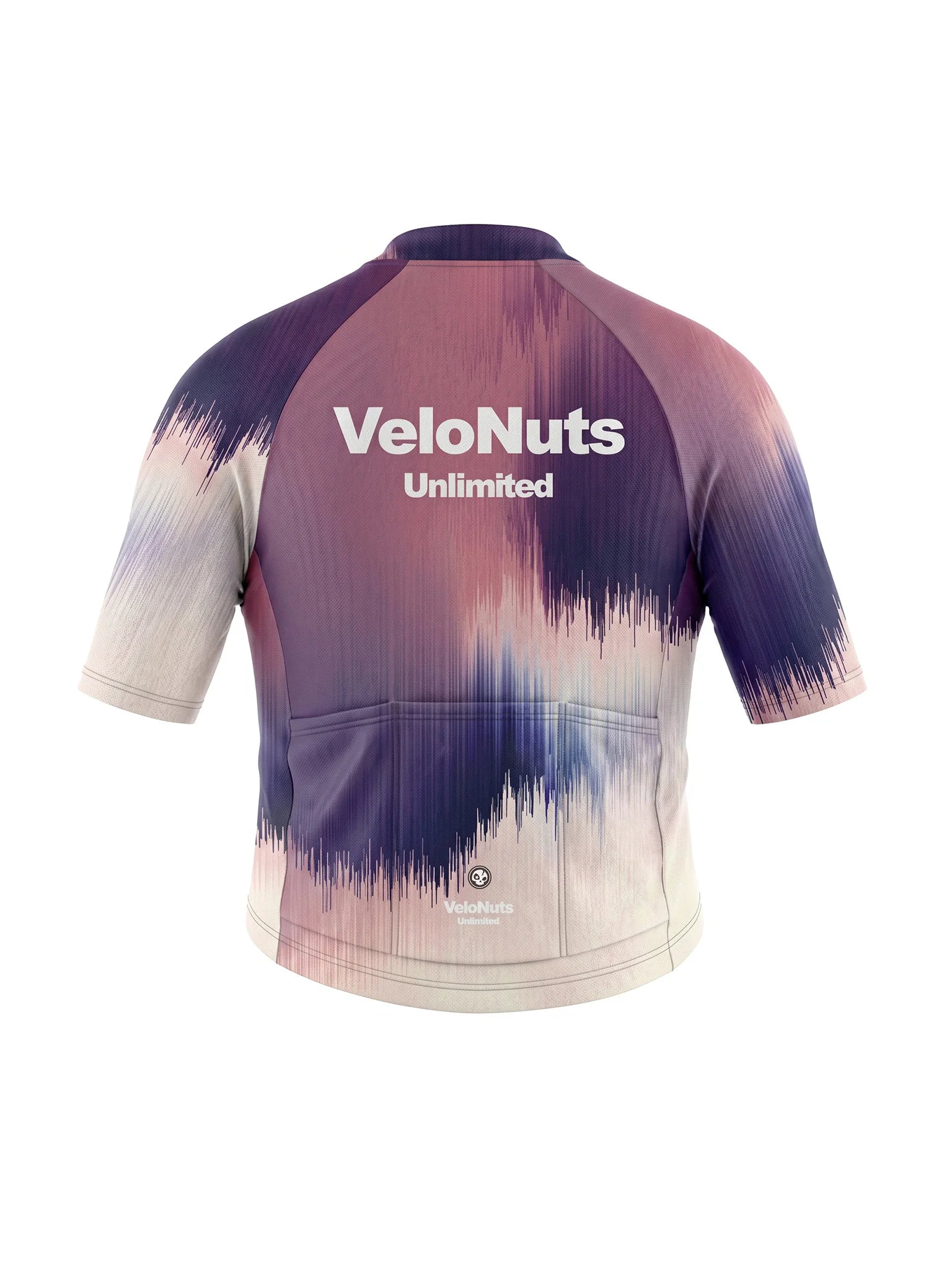 Men's Cycling Jersey-Chromatic Brush Gradient
