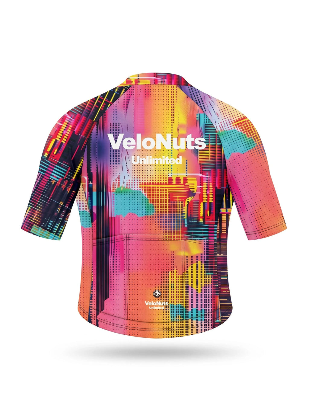 Damen-Radtrikot – Pink Skyline