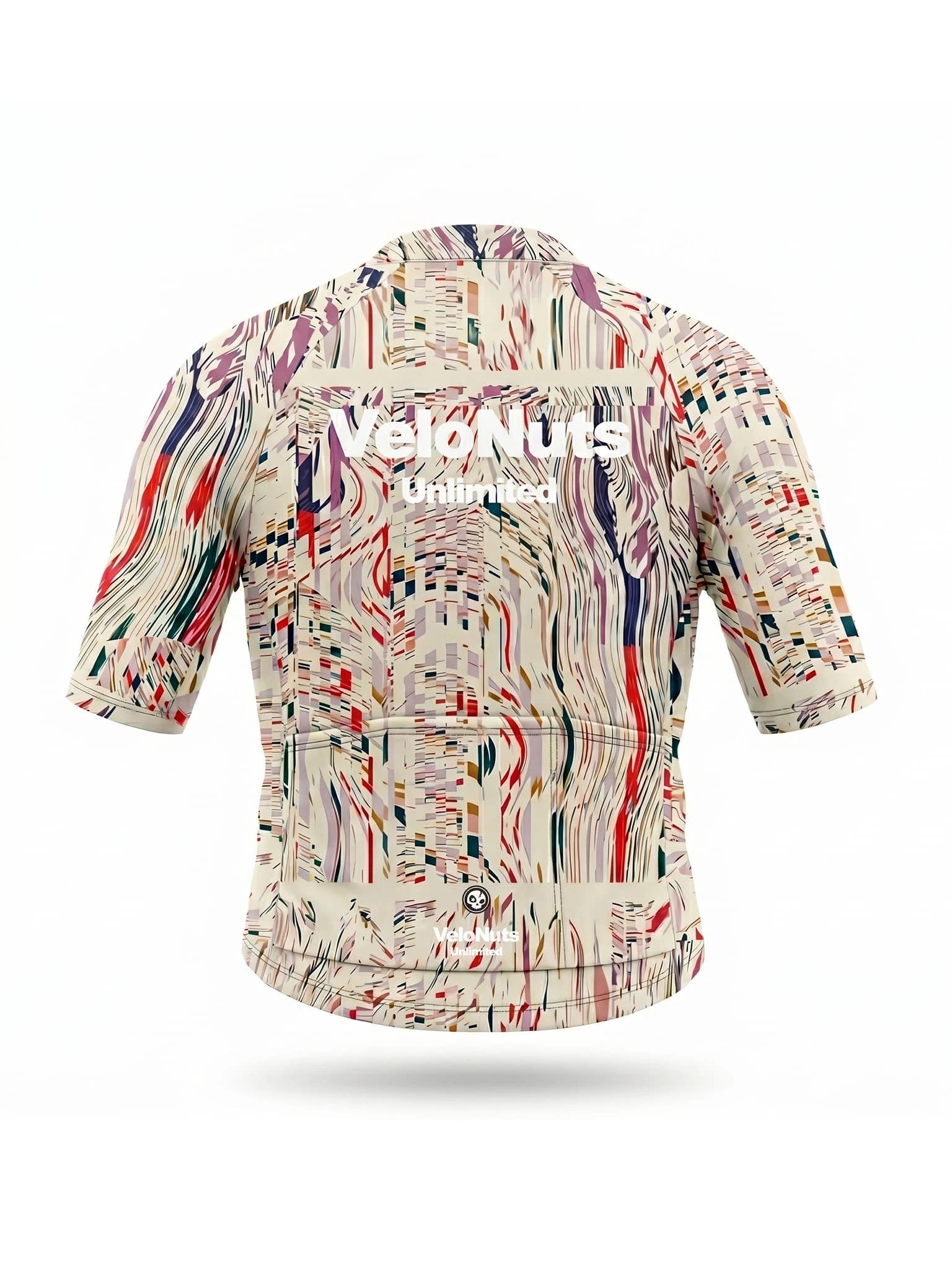 Fahrradtrikot Damen-Magenta Noise
