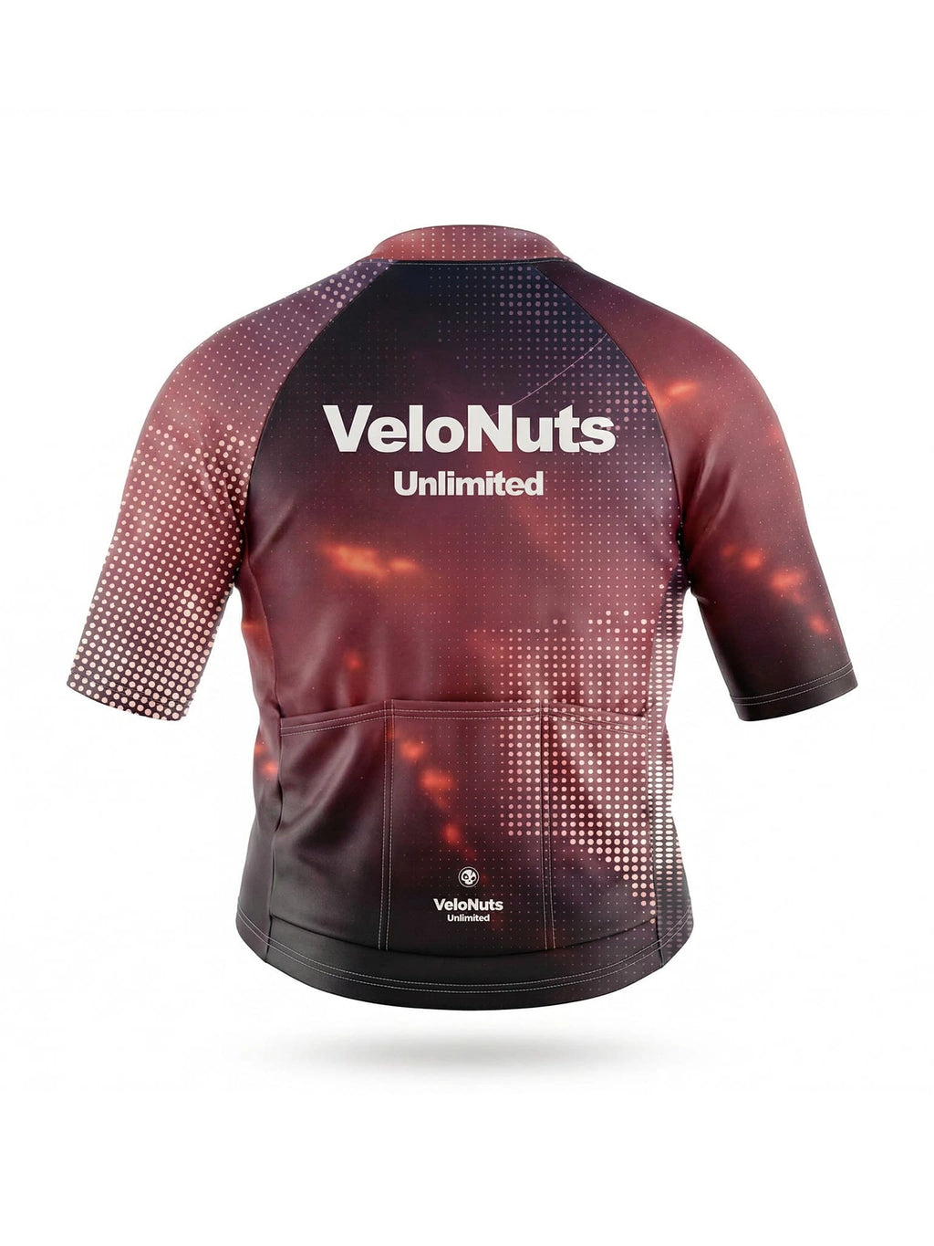 Women's Cycling Jersey-Cosmic Halftone