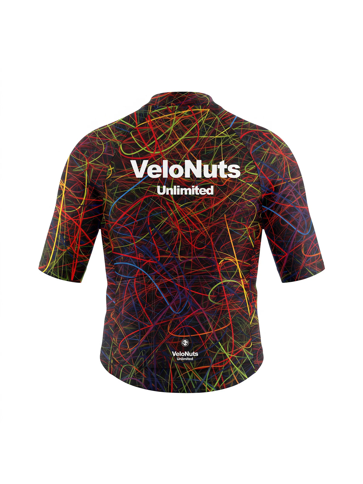 Men's Cycling Jersey-Neon Scribble