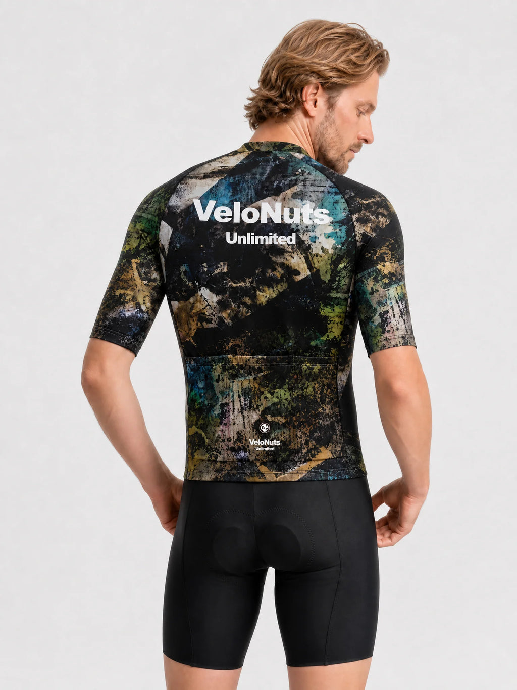 Men's Cycling Jersey-Mineral Splatter