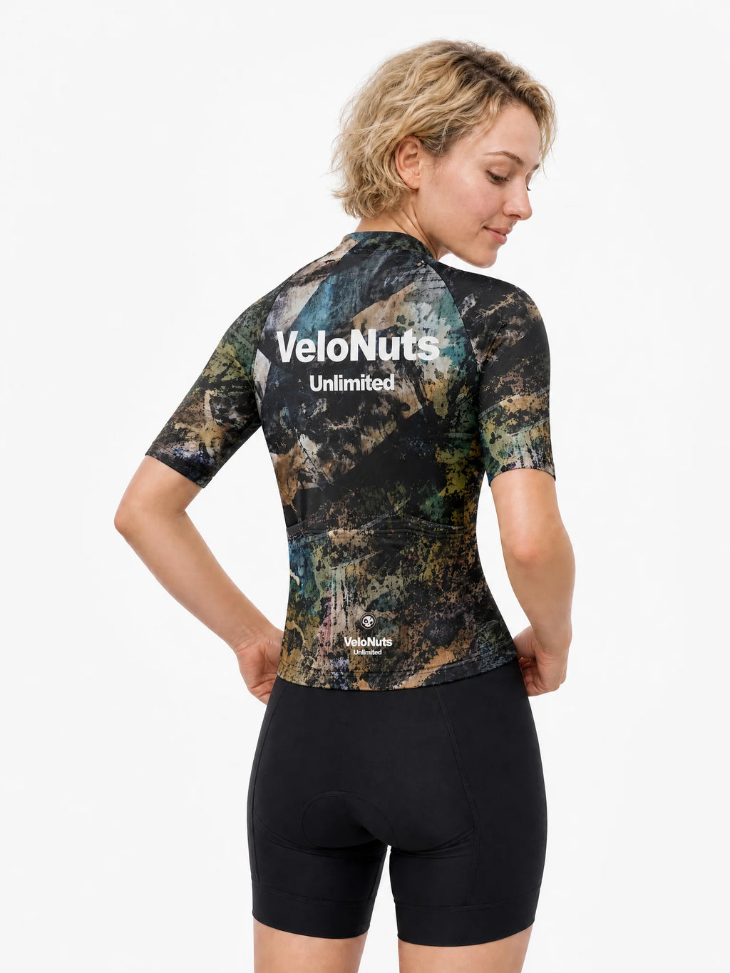 Women's Cycling Jersey-Mineral Splatter