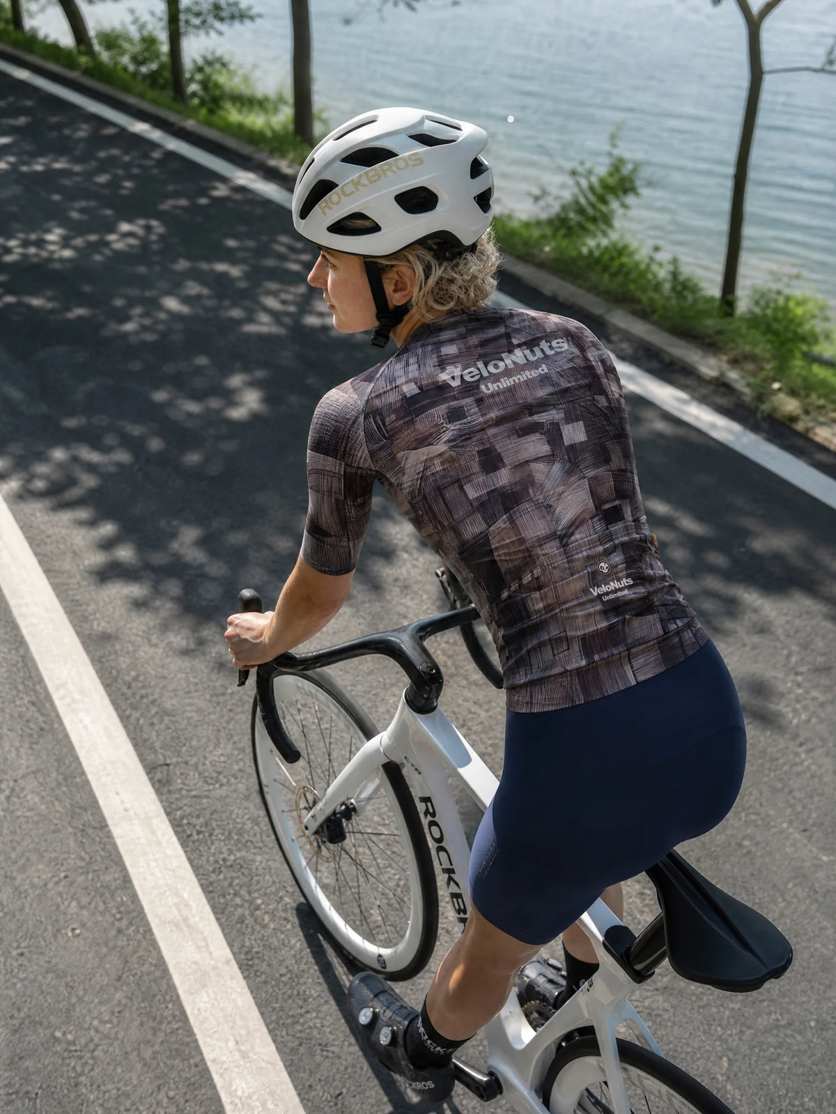 Women's Cycling Jersey-Timber Weave