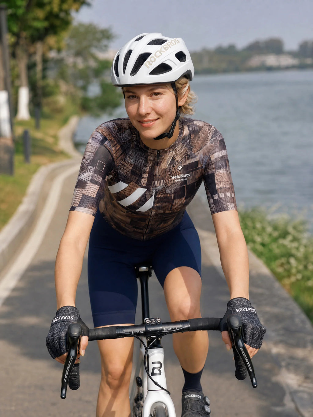 Women's Cycling Jersey-Timber Weave