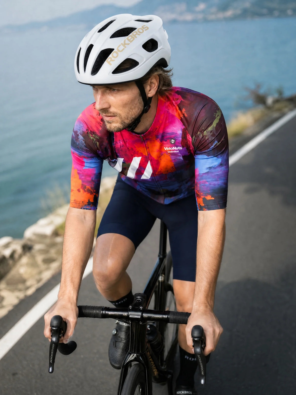 Men's Cycling Jersey-Chromatic Smear
