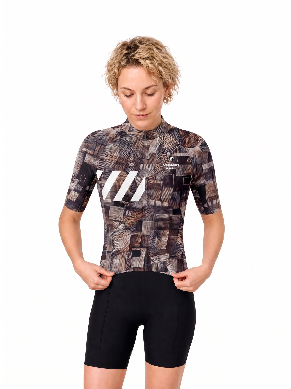 Women's Cycling Jersey-Timber Weave