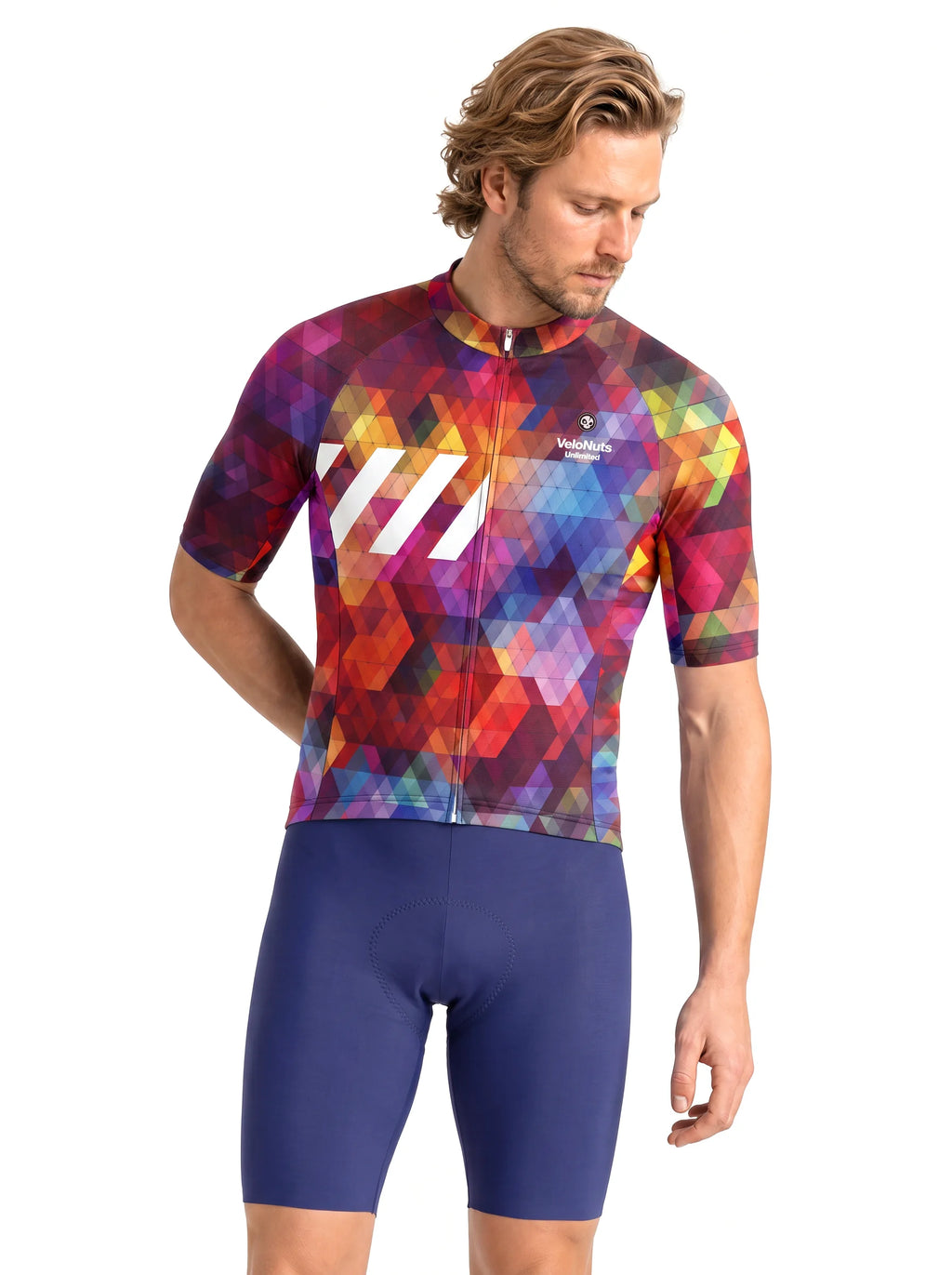 Men's Cycling Jersey-Kaleido Tiles