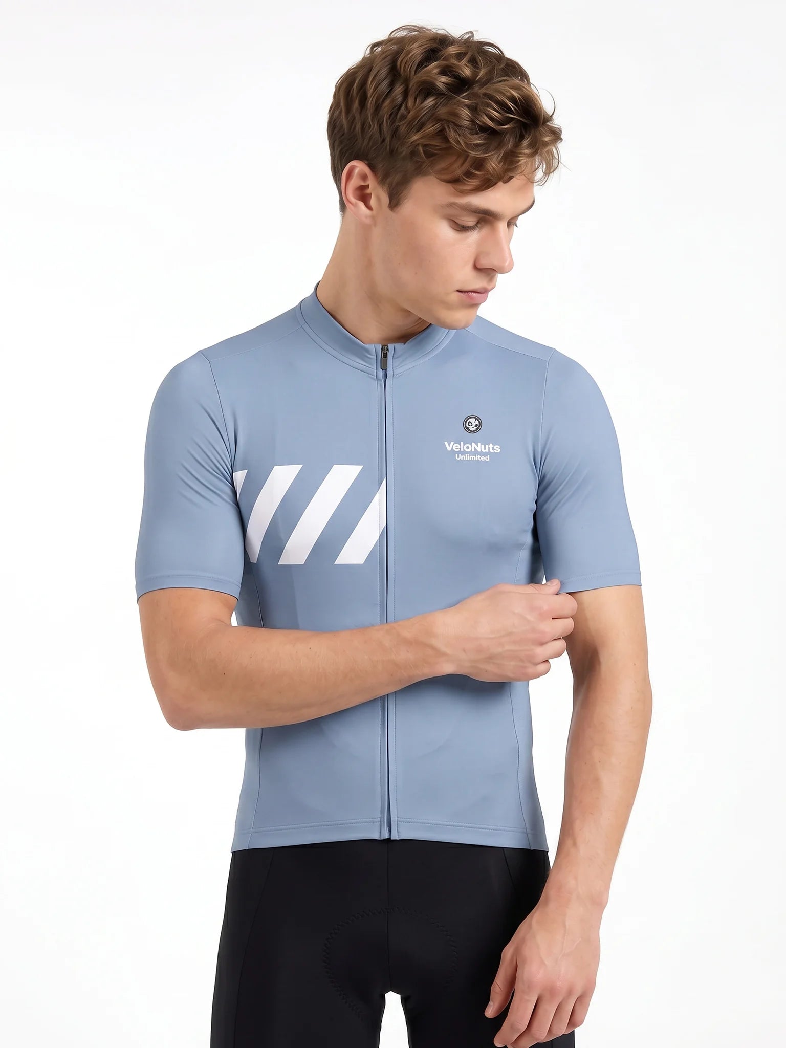 Men's Cycling Jersey-Glacier Mist