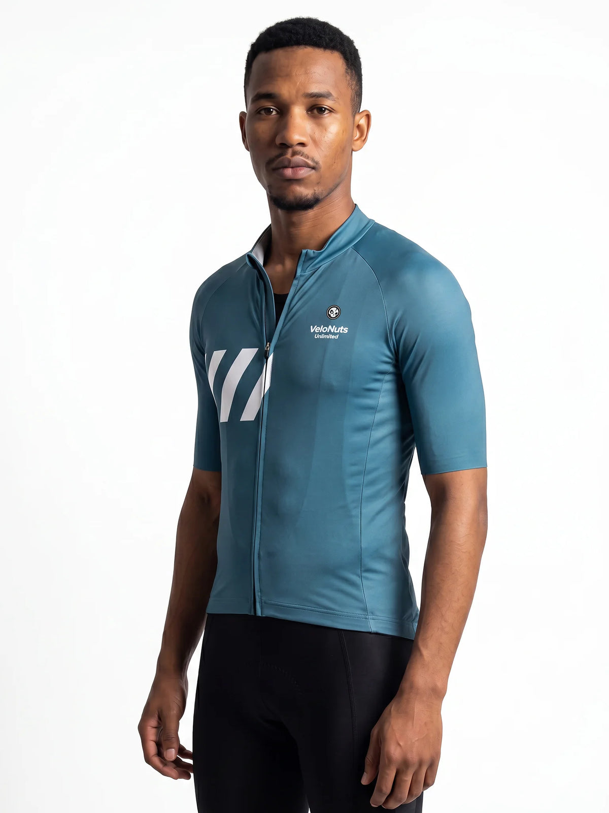 Men's Cycling Jersey-Sea Glass Quiet