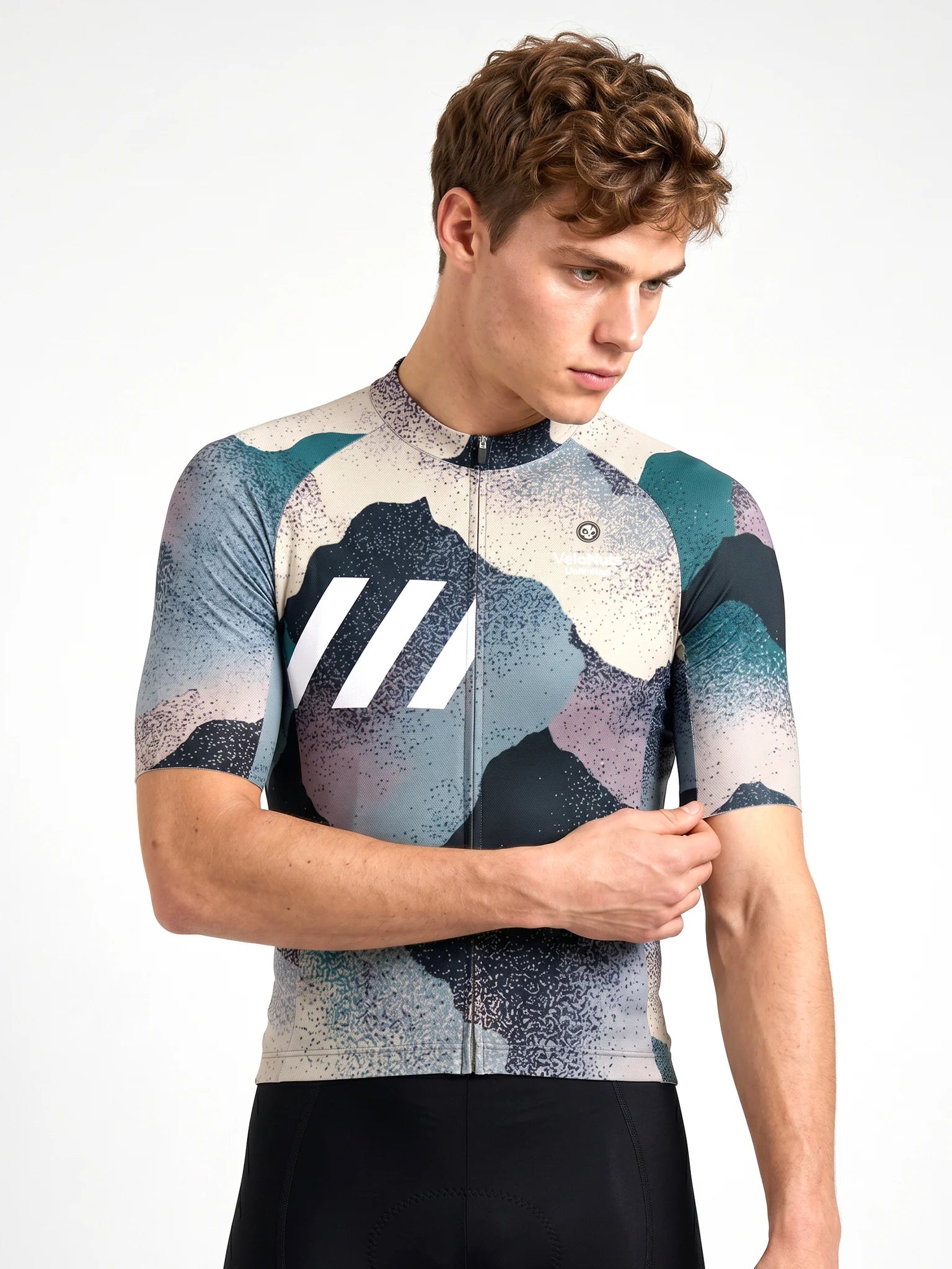 Men's Cycling Jersey-Geo Fragment