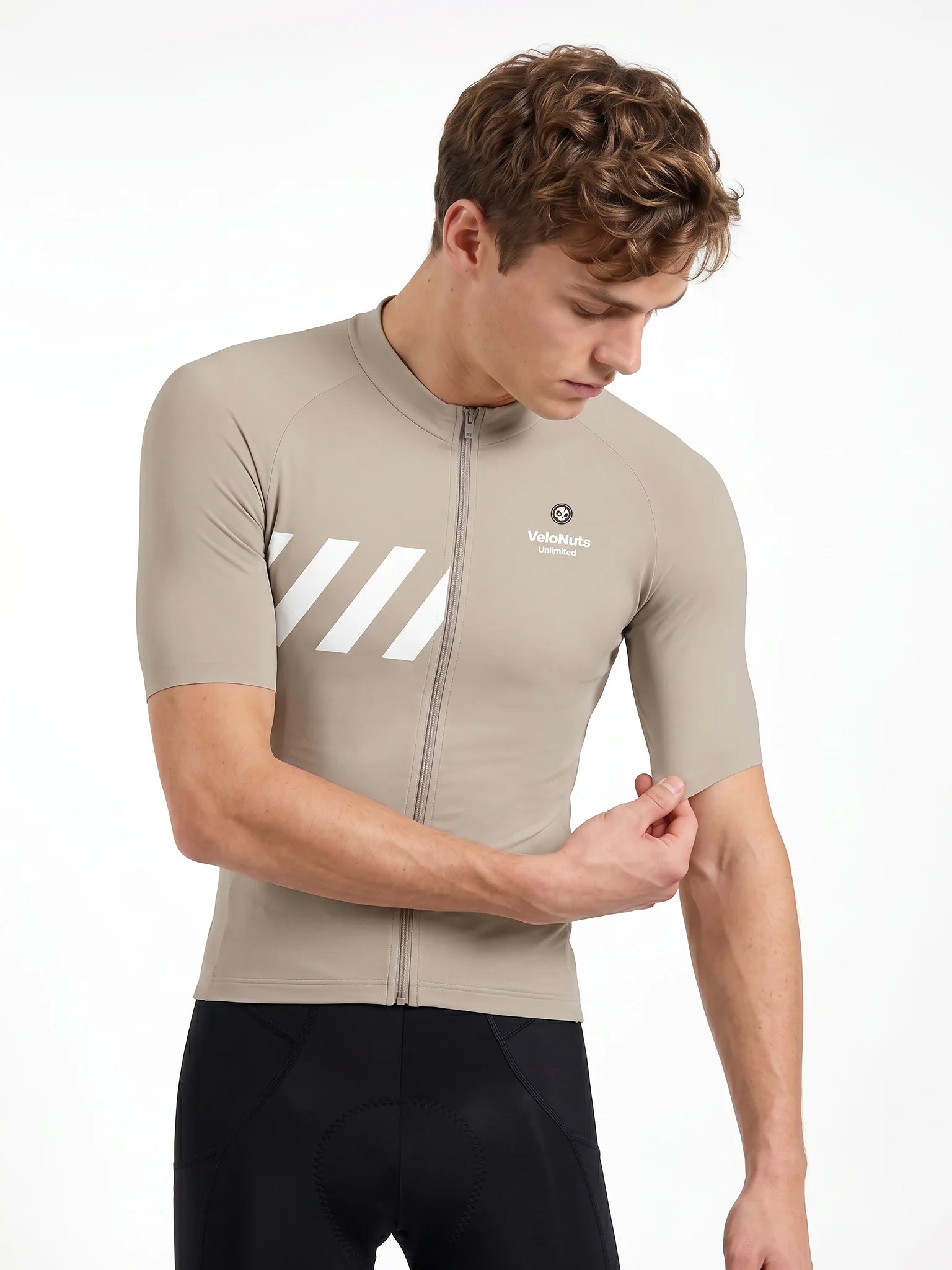 Men's Cycling Jersey-Dune Whisper
